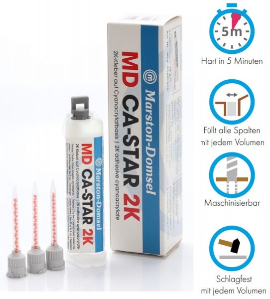 MD CA-STAR 2KKleber auf Cyanacrylatbasis